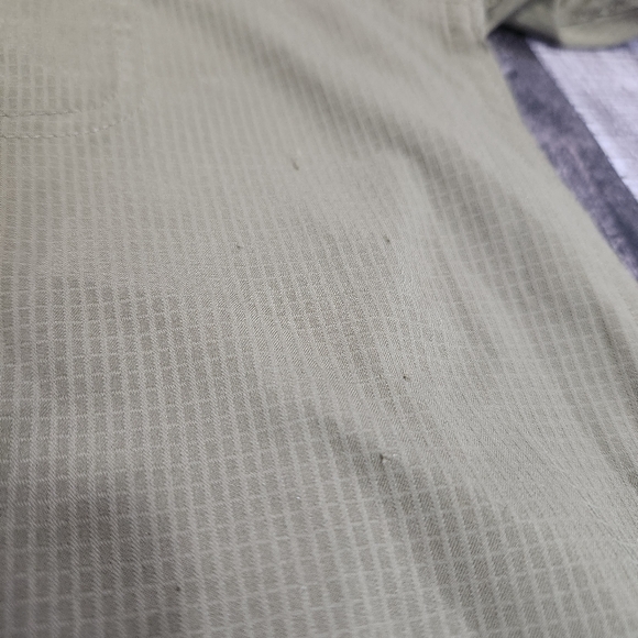 The North Face Short Sleeve Button Down Shirt Olive Green Men's Large - Picture 4 of 14